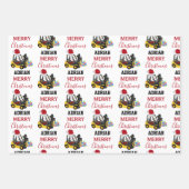 Gabelstapler Geschenkpapier Set (Vorderseite 2)