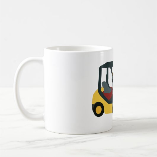 Gabelstapler Kaffeetasse (Links)