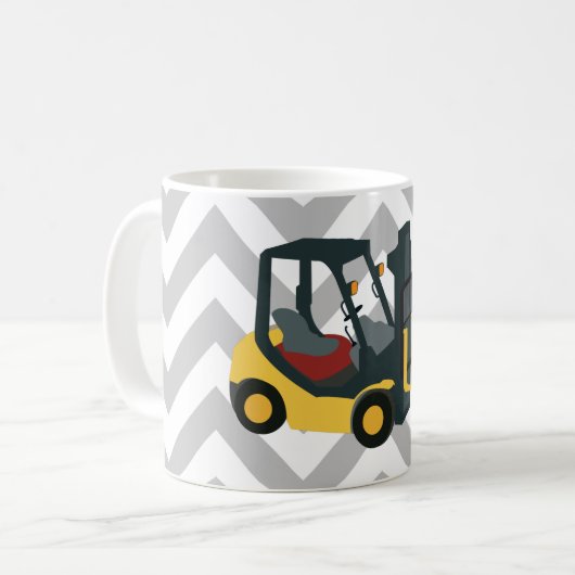 Gabelstapler Kaffeetasse (Vorderseite Links)