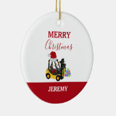 Gabelstapler Keramik Ornament (Rechts)