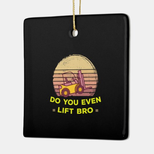 Gabelstapler Keramikornament (Links)