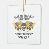 Gabelstapler Keramikornament (Links)