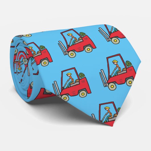 Gabelstapler Krawatte (Gerollt)