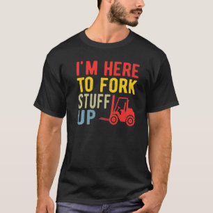 Gabelstapler-Lager-zertifizierter Gabelstapler T-Shirt