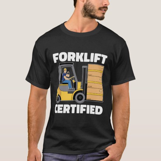 Gabelstapler — Lagerlogistik-Stapler T-Shirt (Vorderseite)