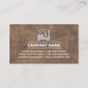 Gabelstapler, Logik - Beruflich Visitenkarte