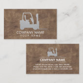 Gabelstapler, Logik - Beruflich Visitenkarte (Vorne/Hinten)