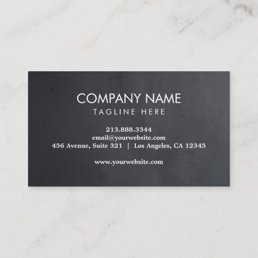 Gabelstapler, Logik - Berufliche Visitenkarte (Rückseite)