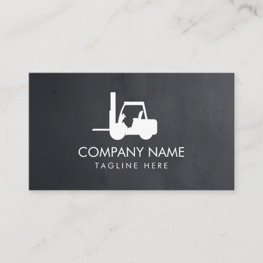 Gabelstapler, Logik - Berufliche Visitenkarte (Vorderseite)