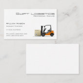 Gabelstapler, Logik - Berufliche Visitenkarte (Vorne/Hinten)
