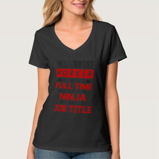 Gabelstapler-Logistiker-Lager T-Shirt (Vorderseite)