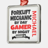 Gabelstapler Mechanische Lieben Videospiele spiele Ornament Aus Metall (Links)