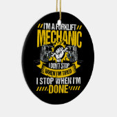 Gabelstapler-Mechanismus stoppen Sie nicht, wenn i Keramik Ornament (Rechts)