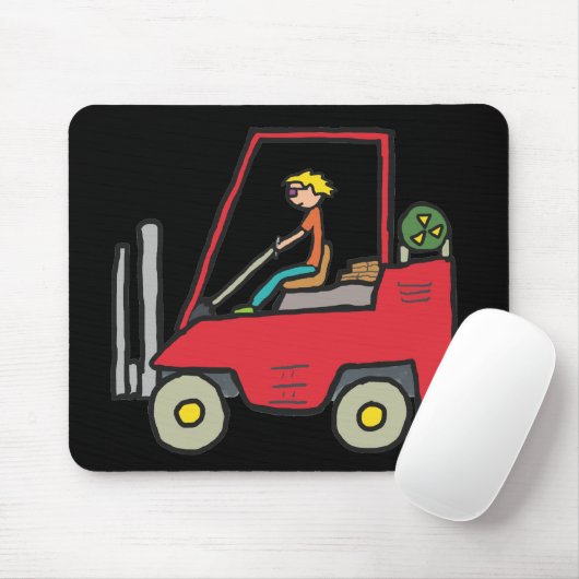 Gabelstapler Mousepad (Mit Mouse)