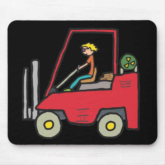 Gabelstapler Mousepad (Vorne)