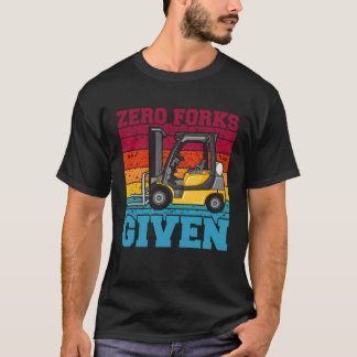 Gabelstapler ohne Gabel Lagerlogistik T-Shirt
