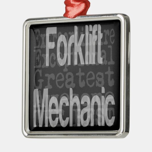 Gabelstapler Ornament Aus Metall (Links)