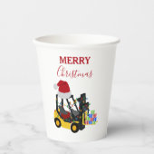 Gabelstapler Pappbecher (Vorderseite)