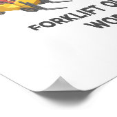 Gabelstapler Poster (Ecke)