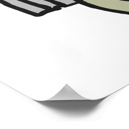 Gabelstapler Poster (Ecke)