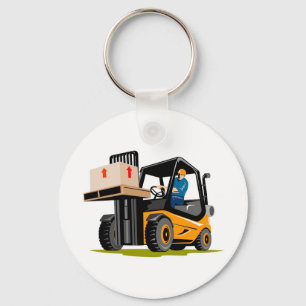 Gabelstapler Retro Schlüsselanhänger