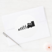 Gabelstapler Runder Aufkleber (Umschlag)