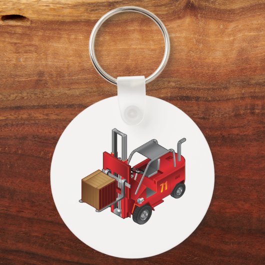 Gabelstapler Schlüsselanhänger (Vorderseite)