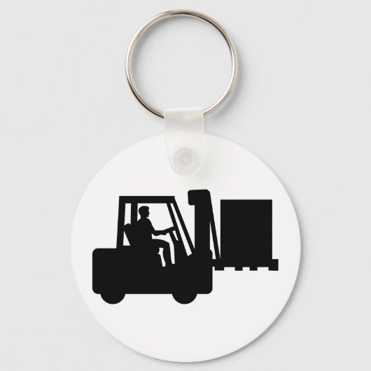 Gabelstapler Schlüsselanhänger (Vorderseite)