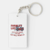 Gabelstapler Schlüsselanhänger (Rückseite)