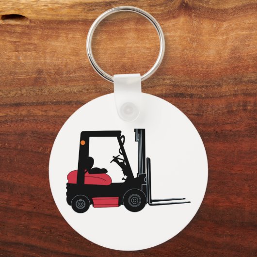 Gabelstapler Schlüsselanhänger (Vorderseite)