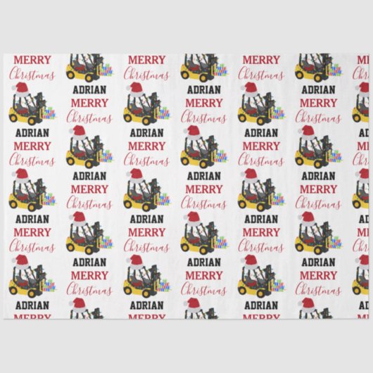 Gabelstapler Seidenpapier (Vorderseite)