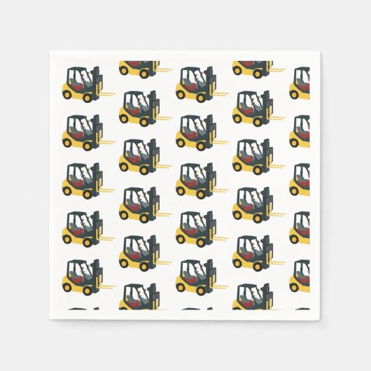 Gabelstapler Serviette (Vorderseite)