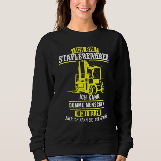 Gabelstapler Sweatshirt (Vorderseite)