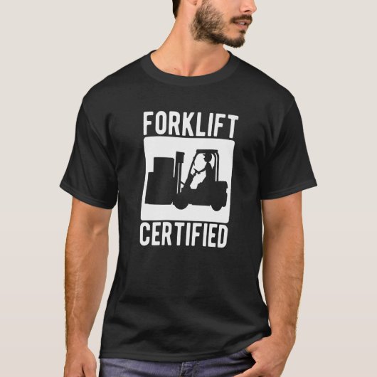 Gabelstapler T-Shirt (Vorderseite)