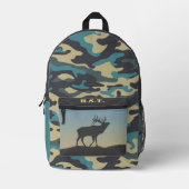 Gabelstapler und Camouflage Bedruckter Rucksack (Vorderseite)