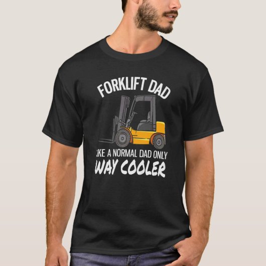 Gabelstapler-Vater T-Shirt (Vorderseite)