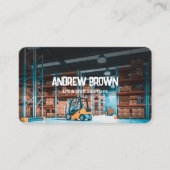 Gabelstapler Visitenkarte (Vorderseite)