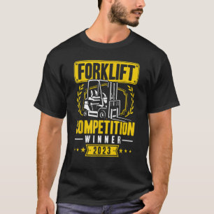 Gabelstapler-Wettbewerb Sieger 2023 Zertifizierter T-Shirt