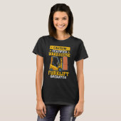 Gabelstapler-Zertifizierter Gabelstapler T-Shirt (Vorne ganz)
