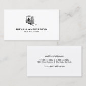 Gabelstaplerbaukarte Visitenkarte (Vorne/Hinten)