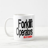 Gabelstaplerbetreiber machen es besser kaffeetasse (Links)