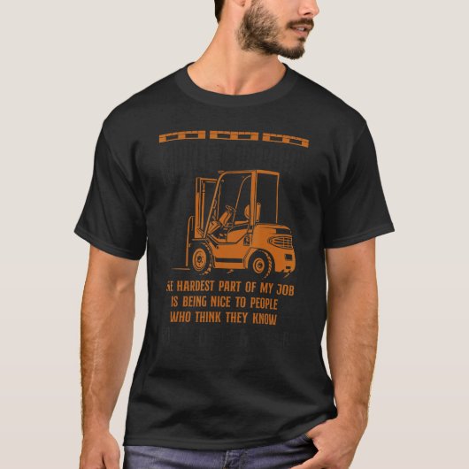 Gabelstaplerbetrieb T-Shirt (Vorderseite)