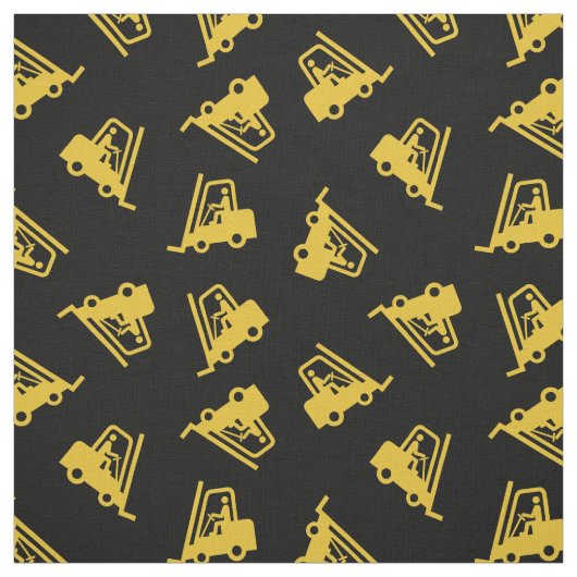 Gabelstaplerbild Stoff (Muster)