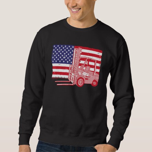 Gabelstaplerfahrer für Männer - Gabelstaplerin 1 Sweatshirt (Vorderseite)