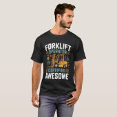 Gabelstaplerfahrer Gabelstapler Logistik Staplerfa T-Shirt (Vorne ganz)