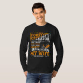 Gabelstaplerfahrer Gabelstapler Zertifizierter Fah T-Shirt (Vorne ganz)