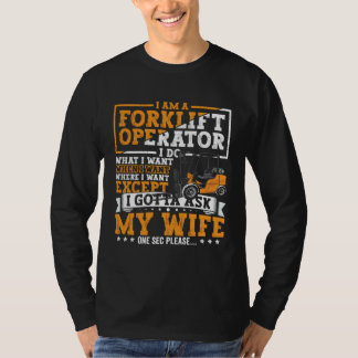 Gabelstaplerfahrer Gabelstapler Zertifizierter Fah T-Shirt