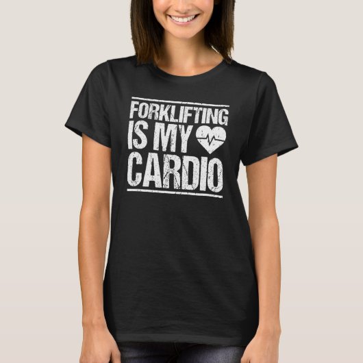 Gabelstaplerfahrer ist mein Gabelstapler T-Shirt (Vorderseite)