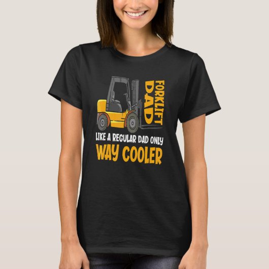 Gabelstaplerfahrer Lager Gabelstapler Vater T-Shirt (Vorderseite)