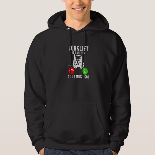 Gabelstaplerfahrer  Lagerarbeiter Gabelstaplerbedi Hoodie (Vorderseite)